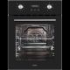 Built-in electric oven MPM-45-BO-22 45 cm black, convection, grill function