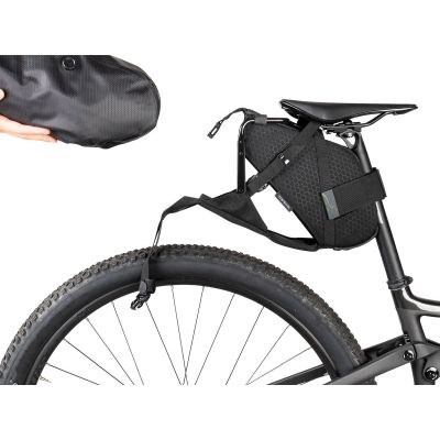 10. TOPEAK BackLoader X black bicycle saddle bag (15 liters)