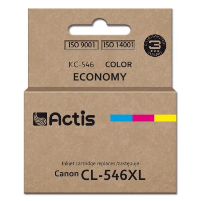 Actis KC-546 Ink (replaces Canon CL-546XL; Supreme; 15 ml; 180 pages; red, blue, yellow).