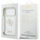 8. Guess IML 4G Script Metal Case for iPhone 17 Pro Max - White