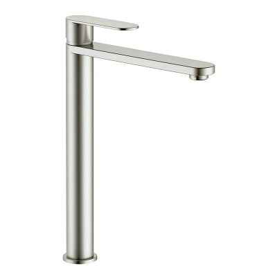 BASIN MIXER RIO STANDING HIGH BRU NICKEL