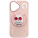 2. Nimmy Glasses Cool Cat MagSafe Case for iPhone 16 - Pink