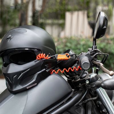 3. Rockbros RBK6N Combination Bike Lock - Orange