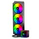 4. RAMPAGE INFINITE V360 BLACK Liquid Cooling