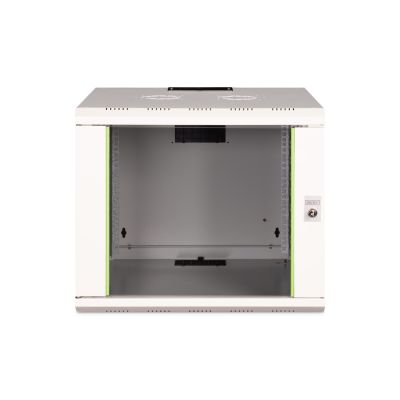 13. Wall-mounted cabinet 19'' 9U Digitus 509x600x600 mm, gray (RAL 7035)