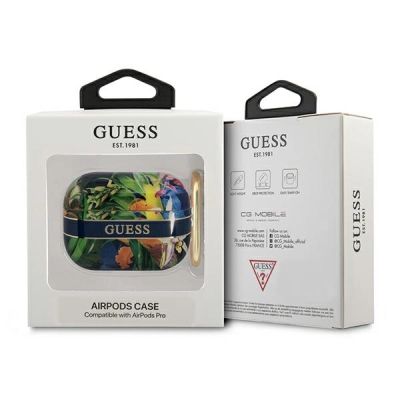 3. Guess GUAPHHFLB AirPods Pro cover blue/blue Flower Strap Collection