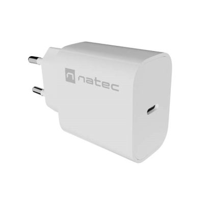 6. NATEC RIBERA 1X USB-C 20W WALL CHARGER WHITE