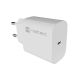 6. NATEC RIBERA 1X USB-C 20W WALL CHARGER WHITE