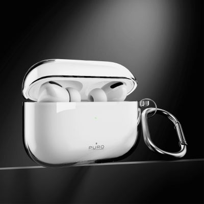 5. Puro 0.3 Nude Case for AirPods Pro 3 - Transparent