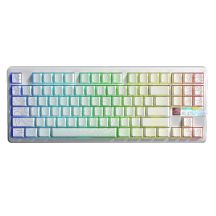 gasket F87Pro V2 White Contour Engraved Star Vector switch RGB AULA keyboard