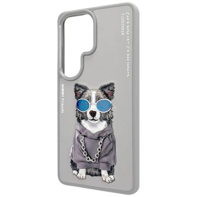 2. Nimmy Glasses Cool Dog Case for Samsung Galaxy S26 Ultra - Gray