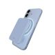 4. Puro Daylight Magsafe Compatible Silicone Case for iPhone 17 - Translucent Blue