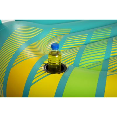 20. Bestway 43407 Pool and Beach Float Multicolor Monochrome PVC Floating Island