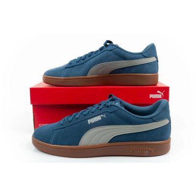 10. Puma men's sports shoes sneakers Smash 3.0 leather classic fashionable blue