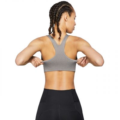 4. Nike Futura Swoosh Sports Bra Gray 899370 091
