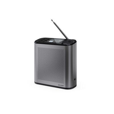 2. Sharp OSAKA DR-P530(GY) Portable Digital Radio with USB Port, Bluetooth Connection and FM Radio