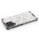 11. Honeycomb case armored cover with a gel frame for Samsung Galaxy M53 5G transparent