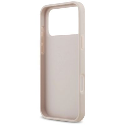 7. Guess 4G Nauble Card Triangle Case for iPhone 17 Pro Max - Pink