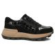 2. Women's patent leather wedge sneakers, black Filippo DP7988