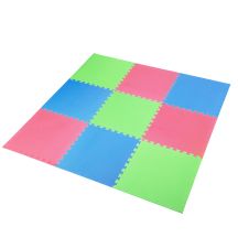 Multipack One Fitness MP10 puzzle mat green-blue-red 9 pieces 10 mm