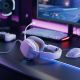6. Glorious Gaming Glorious GHS Eternal RGB – RGB Stereo Gaming Headphones for PC, PS5, PS4, Switch – Custom-Tuned Drivers, Detachable Microphone, USB-C – Durable, 24/7 Comfort – White