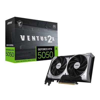 6. MSI GEFORCE RTX 5050 8G VENTUS 2X OC NVIDIA 8GB GDDR6 Graphics Card