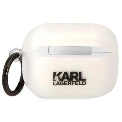 2. Karl Lagerfeld KLAPHNCHTCT Airpods Pro cover transparent Ikonik Choupette