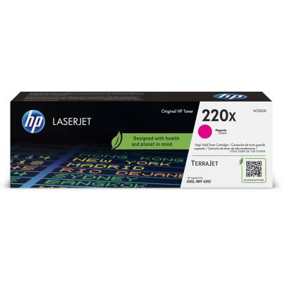 3. HP Original 220X LaserJet Magenta Toner Cartridge