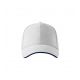 2. Unisex Sandwich Cap 6P (White)