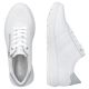 3. Women's leather sports shoes white Remonte Rieker D2V03-80