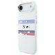 2. BMW M Silicon Horizontal Line MagSafe Case for iPhone Air - White