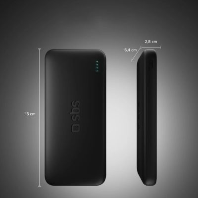 8. SBS Infinity Power Bank 20000mAh 10W LiFePo₄ USB-A USB-C - Black