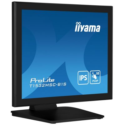 5. iiyama ProLite T1532MSC-B1S computer monitor 38.1 cm (15") 1024 x 768 px XGA LCD Touchscreen Black