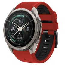 Tech-Protect Iconband Pro Strap for Garmin Fenix 5X / 5X Plus / 6X / 6X Pro / 7X / 8 / 8 Pro / 9 / 9 Pro (51 mm) – Red-Black