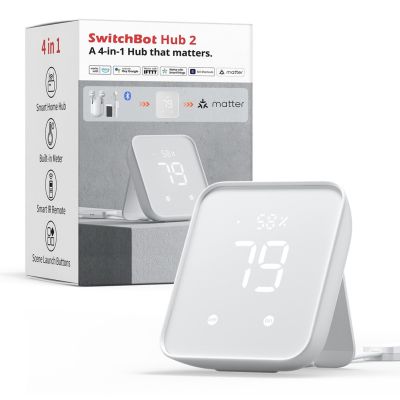 2. SwitchBot HUB 2 smart home - transmitter Wireless Wall-mountable Infrared