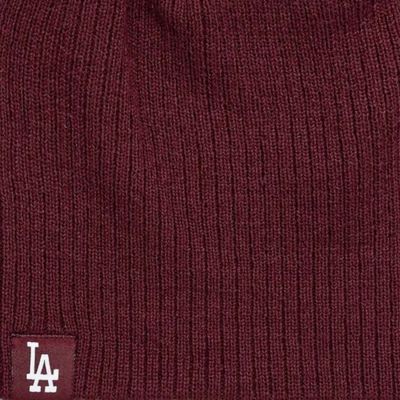 2. New Era Skully Los Angeles Dodgers Hat 60691106 Burgundy One size