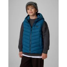 Boy's vest with synthetic filling 4F 4FJRAW26TVJAM431-30S