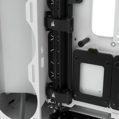 12. Corsair iCUE 5000X RGB Mid-Tower ATX Tempered Glass White case (CC-9011213-WW)