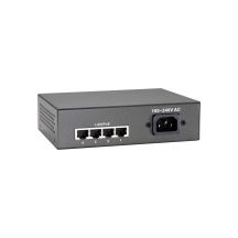5-port Fast Ethernet PoE+ switch, 4x FE PoE+ (65W) Manufacturer: LEVELONE (FEP-0511)