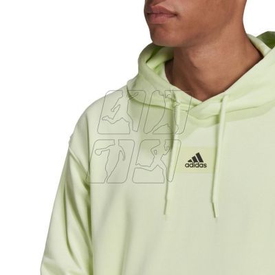 4. adidas Essentials FeelVivid Cotton Hoodie M HE4359