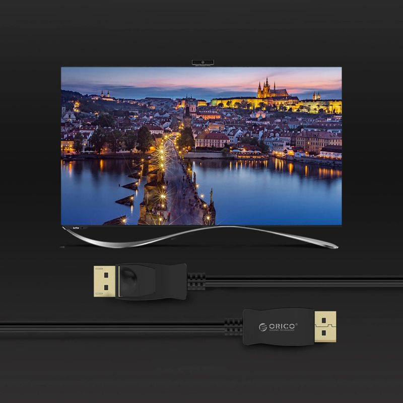 10. Orico XD-DTD DisplayPort to DVI 4K Cable 1m - Black