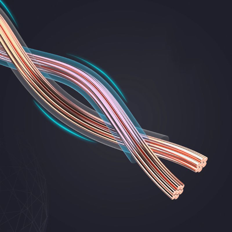 13. Ugreen Ethernet patch cord U/FTP Cat. 7 10Gb/s flat 0.5m black (NW106)