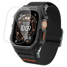 Spigen Lite Fit Pro Strap + Tempered Glass Screen Protector for Apple Watch Ultra 49mm - Black