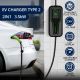 2. Qoltec Mobile charger for electric car EV with regulation 2 in 1 Type 2 | 3.5kW | 230V | LCD | Portable | Wallbox | 5m