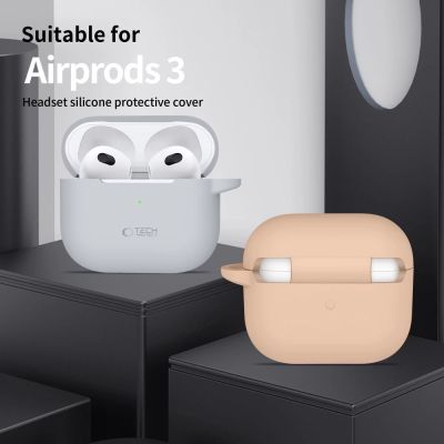 4. Tech-Protect Silicone Hook Case for Apple AirPods 3 - Orange