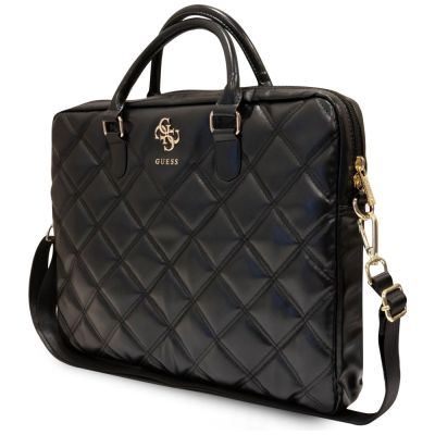 2. Guess 4G Quilted bag for a 16" laptop - black