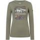 Women’s Long-Sleeve Shirt SUPER.NATURAL W Great Bear River LS, green