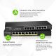 2. Zyxel GS1915-8EP Switch 8p PoE (PoE+: 8;) 60W Managed Gigabit