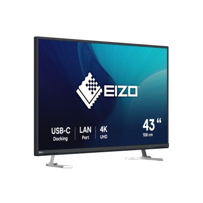 8. EIZO monitor 108cm (42.5") EV4340X-BK 16:09 4K 2xHDMI+DP+USB-C IPS