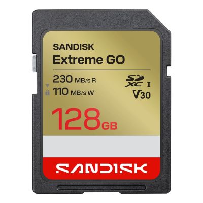 Sandisk Extreme Go SD UHS-I 128GB SD 230MB/s(R) / 110MB/s(W)